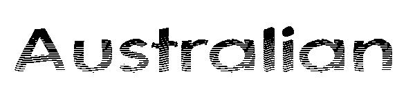 Australian字体