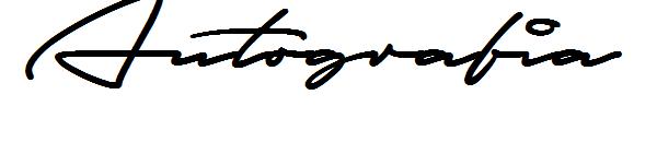 Autografia字体