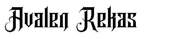 Avalen Rekas字体