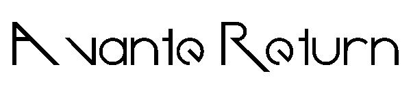 Avante Return字体