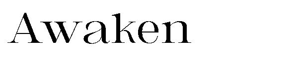 Awaken字体
