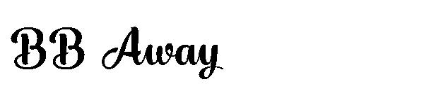 BB Away字体