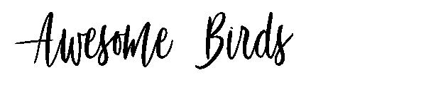 Awesome Birds字体