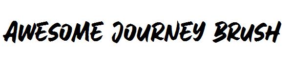 Awesome Journey Brush字体