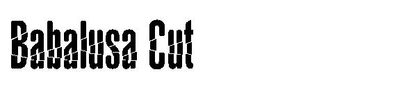 Babalusa Cut字体