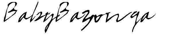 BabyBazonga字体