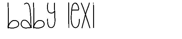 Baby Lexi字体