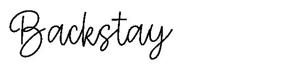 Backstay字体