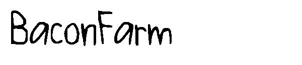 BaconFarm字体