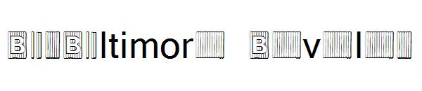 BadBaltimore Beveled字体