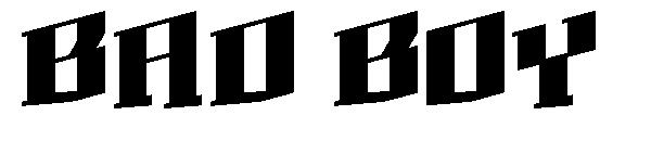 BAD BOY字体