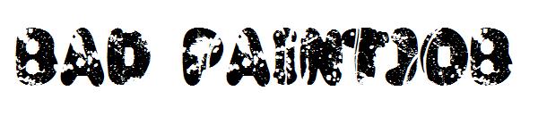Bad Paintjob字体