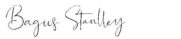 Bagus Stanlley字体