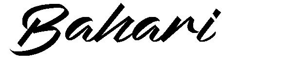 Bahari字体