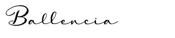 Ballencia字体