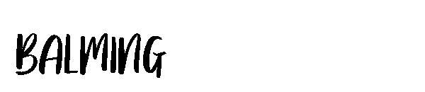 Balming字体