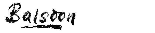 Balsoon字体