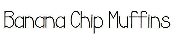 Banana Chip Muffins字体