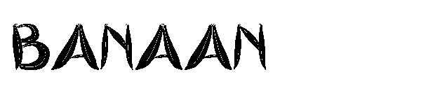 BANAAN字体