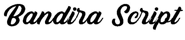 Bandira Script字体