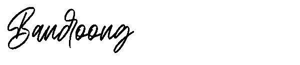 Bandoong字体