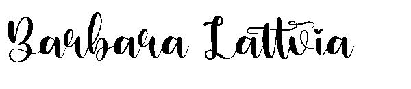 Barbara Lattvia字体