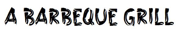 a Barbeque Grill字体