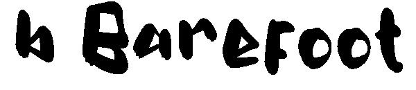 b Barefoot字体