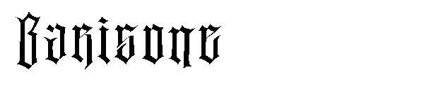 Barisone字体