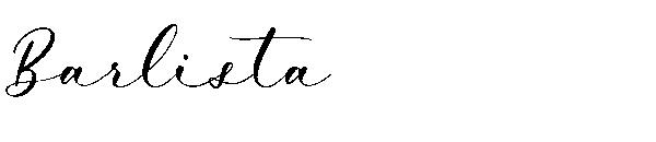 Barlista字体