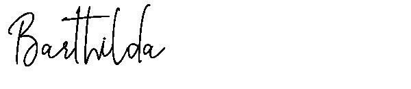 Barthilda字体
