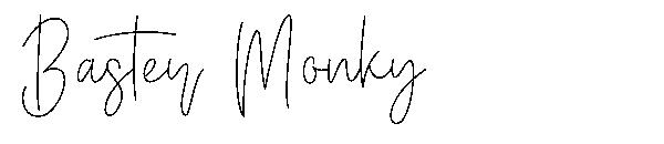 Baster Monky字体