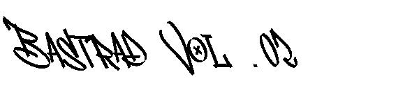 Bastrad Vol .02字体