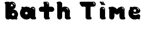Bath Time字体
