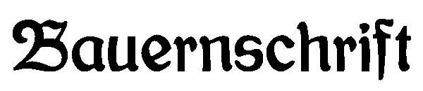 Bauernschrift字体