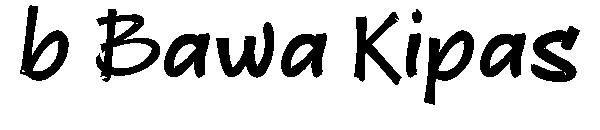 b Bawa Kipas字体