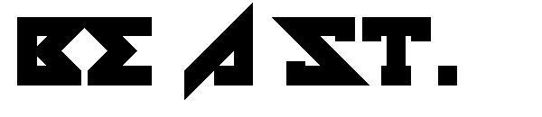 Be A St.字体