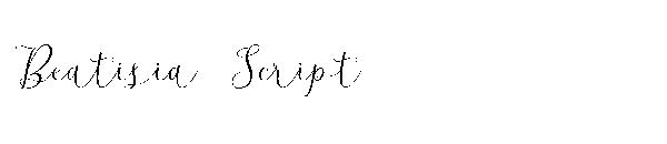 Beatisia Script字体