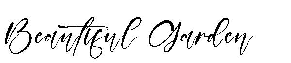 Beautiful Garden字体