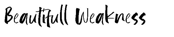 Beautifull Weakness字体