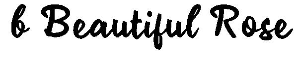 b Beautiful Rose字体