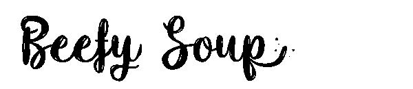 Beefy Soup字体