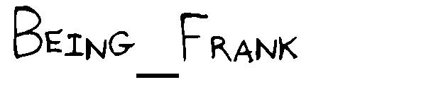 Being_Frank字体