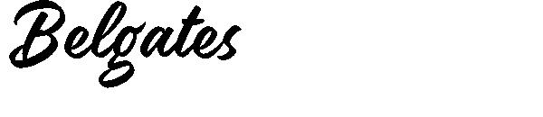Belgates字体