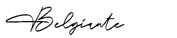 Belgiante字体