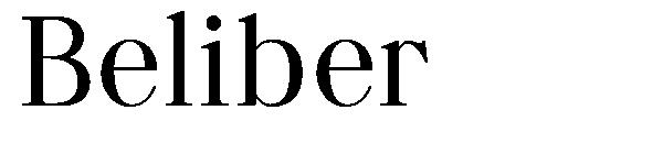Beliber字体