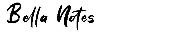 Bella Notes字体