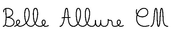 Belle Allure CM字体