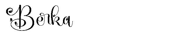 Berka字体