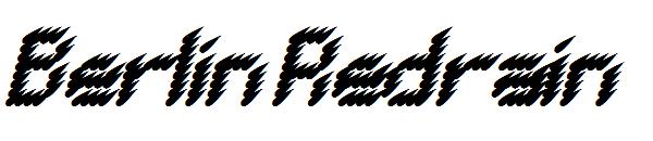 Berlin Redrain字体